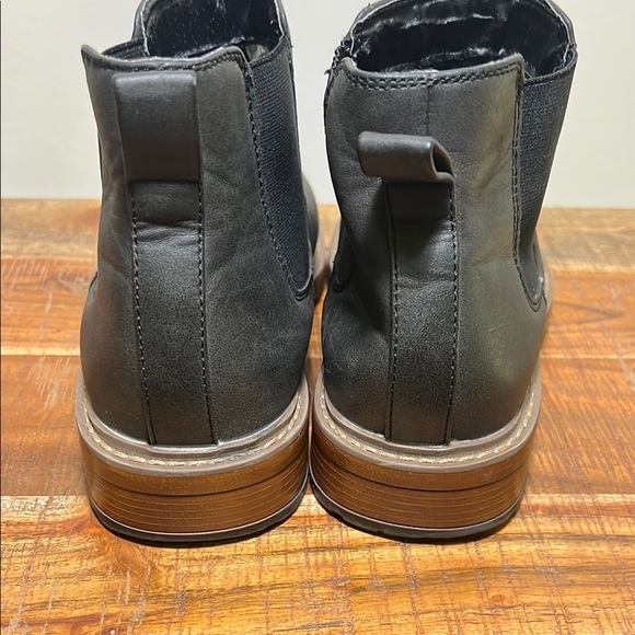 Perry Ellis Portfolio Black Leather Ultra Foam Chukka Boot, Men’s 8 - Picture 5 of 8